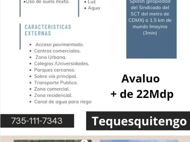 Terreno en venta en Tequesquitengo, Jojutla, Morelos