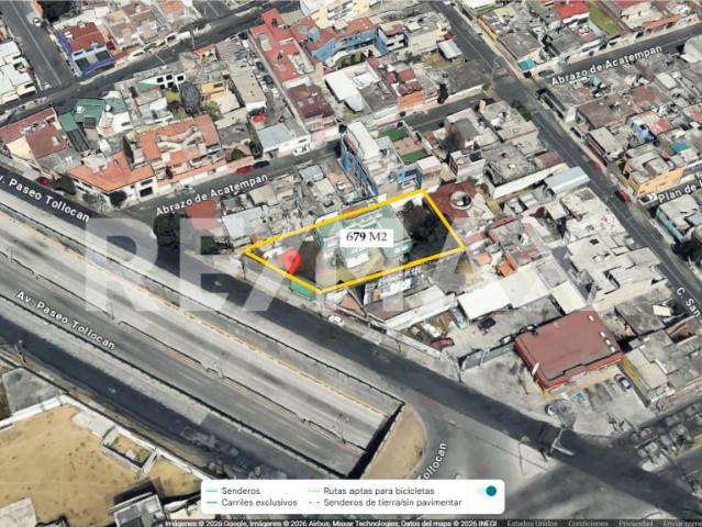 TERRENO EN VENTA EN TOLUCA, COL VICENTE GUERRERO