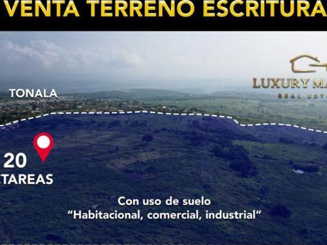 TERRENO EN VENTA EN TONALA DE 22 HECTAREAS
