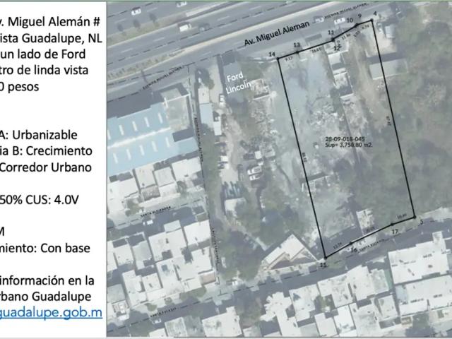 Terreno en venta en Torres Lindavista, Guadalupe, Nuevo León