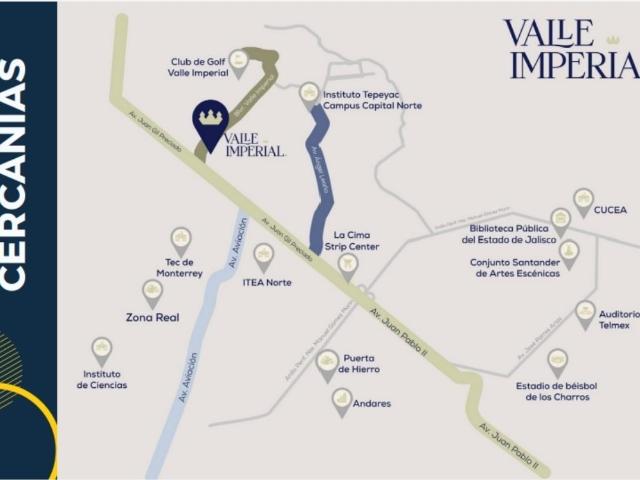 Terreno en venta en Valle Imperial, Zapopan, Jalisco