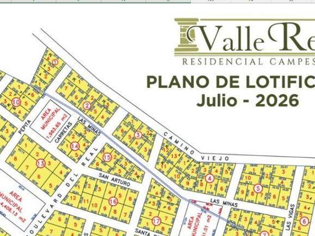 Terreno en venta en Valle Real, Arteaga | 660 m² | Uso de suelo habitacional