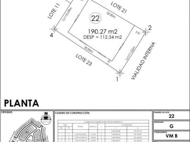 Terreno en Venta En Valles del Molino B, zona norte