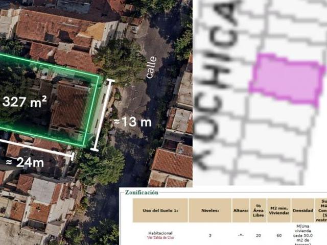 TERRENO EN VENTA EN VÉRTIZ NARVARTE. USO HABITACIONAL