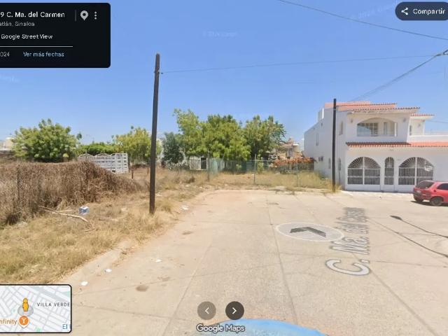 Terreno en Venta en Villa Verde, Mazatlán Ideal para Uso Residencial
