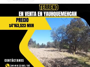 Terreno en venta en yauhquemehcan