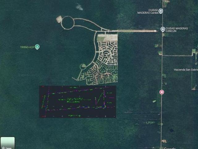 Terreno en venta en zona Agropecuaria 234 hectáreas Cancún