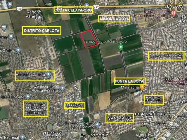 TERRENO EN VENTA ENTRE CARLOTA Y LA JOYA