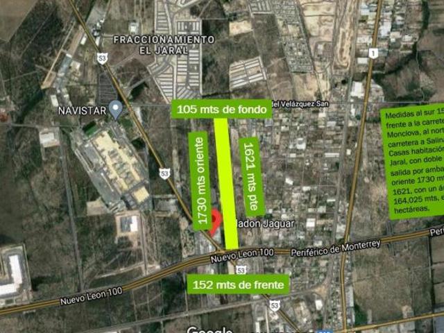 TERRENO en VENTA Escobedo NL Habitacional e Industrial excelente ubicación $1500 M2