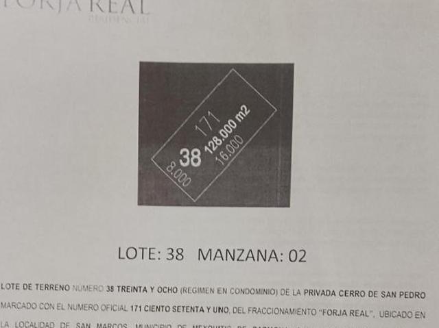 Terreno en Venta Forja Real