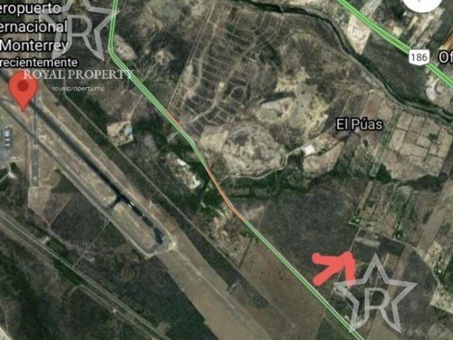 Terreno en venta, frente aeropuerto internacional, Pesquer?a Nuevo Le?n