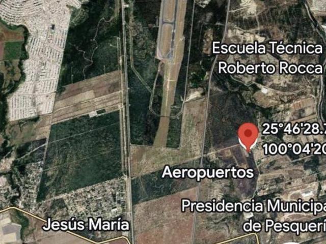Terreno en venta, frente aeropuerto internacional, Pesquería Nuevo León
