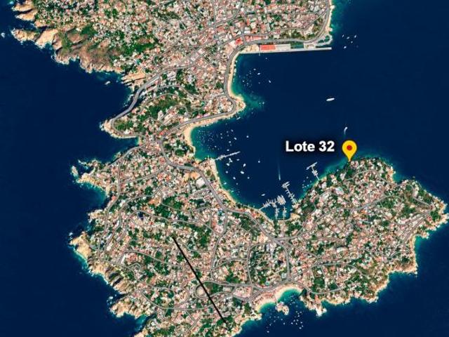 Terreno en venta frente al mar, 3,822 m² – Las Playas, Acapulco