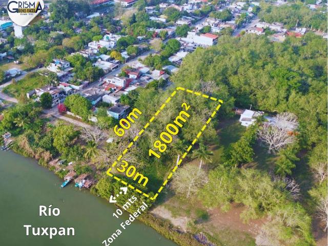 TERRENO EN VENTA FRENTE AL R?O TUXPAN