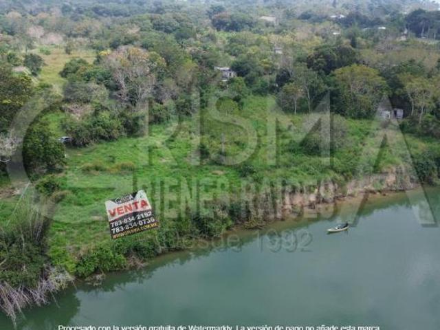 TERRENO EN VENTA FRENTE AL RÍO EN JUANA MOZA