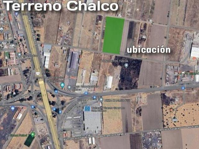 Terreno en venta libramiento Chalco San Gregorio Cuautzingo 2 frentes