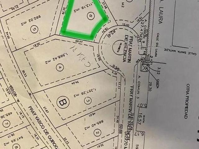 Terreno en venta Los Frailes 6