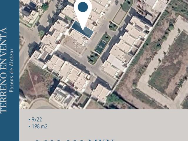 TERRENO EN VENTA PASEOS DE ALCAZAR