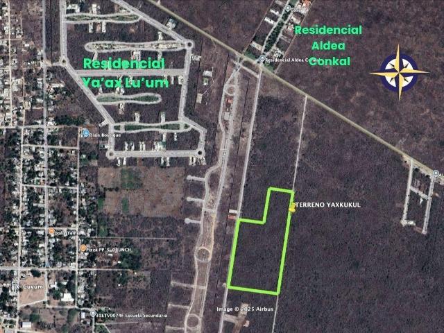TERRENO EN VENTA PARA DESARROLLAR 47.67 HAS LISTAS PARA CONSTRUIR EN CONKAL