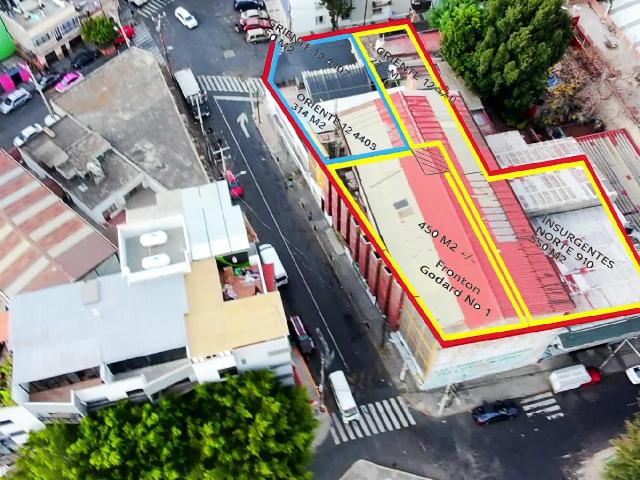 Terreno en venta para desarrollar Insurgentes Norte GAM