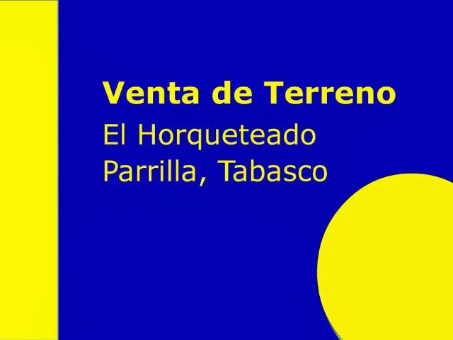 TERRENO EN VENTA PARRILLA KM 11 VILLA TEAPA