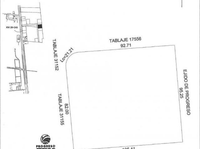 Terreno en Venta Progreso, Yucatán USO DE SUELO COMERCIAL HABITACIONAL