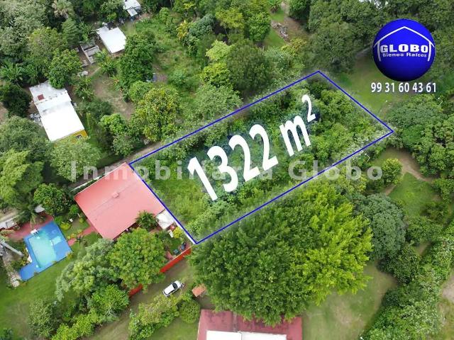 Terreno en venta Ranchería Guineo 1A sección 1,322 m2 muy cerca del Periférico Soriana San Joaquín