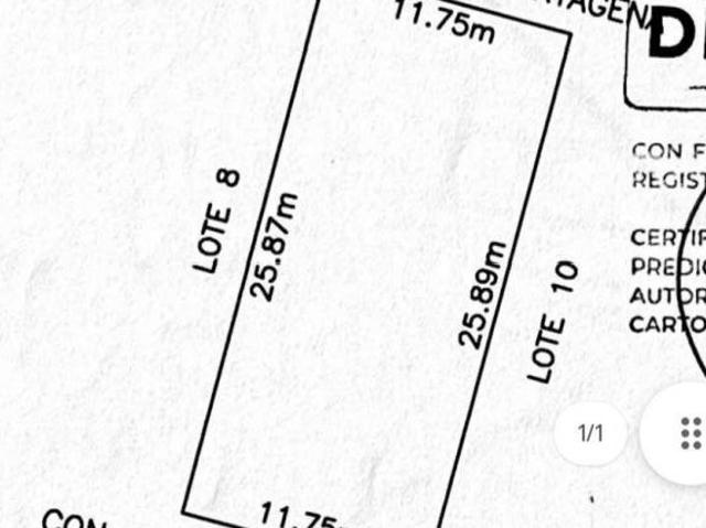 Terreno en Venta Residencial Cartagena