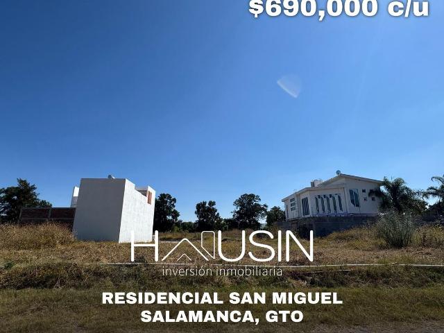 Terreno en VENTA, Residencial San Miguel. Salamanca, Gto