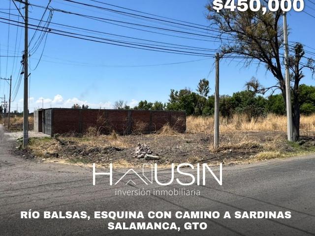 Terreno en VENTA. Rio Balsas, esquina camino a Sardinas. Salamanca, Gto