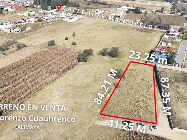 Terreno en Venta San Lorenzo Cuauhtenco