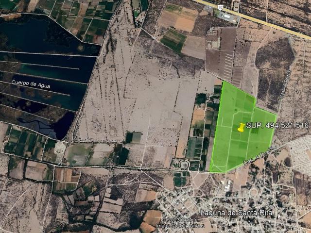 TERRENO EN VENTA SANTA RITA SAN LUIS POTOS? SUP. 494,521.516 m2 Escriturado Habitacional