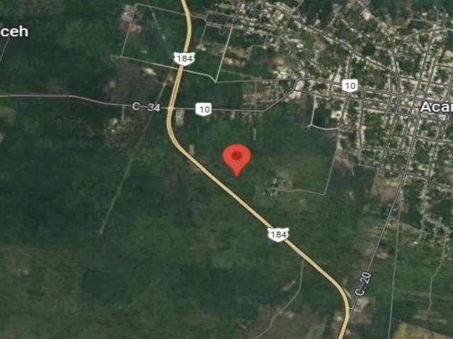 Terreno en Venta Sobre Carretera Acanceh