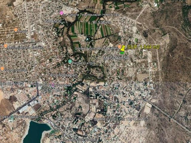 TERRENO EN VENTA TEQUISQUIAPAN, QRO LA MAGDALENA CLL. FERNANDO MONTES Sup. 1,843 m2 Escriturado