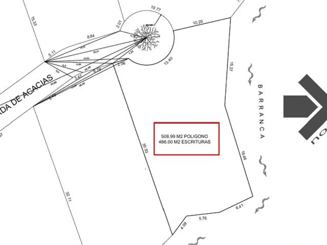 TERRENO EN VENTA TLALTENANGO 486.00 m2