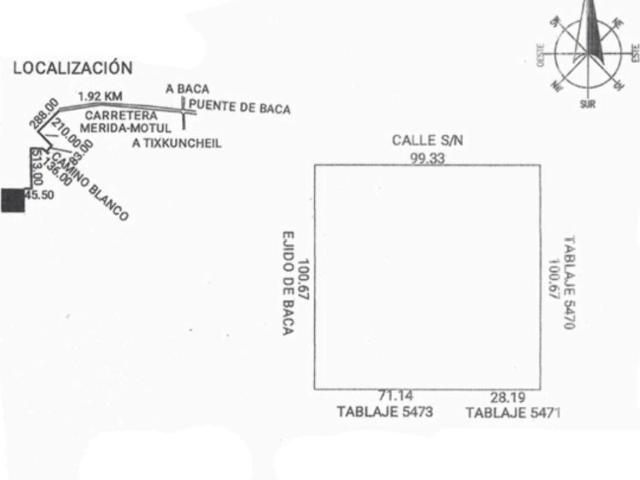 TERRENO EN VENTA UBICADO EN TIXKUNCHEIL, YUCAT?N