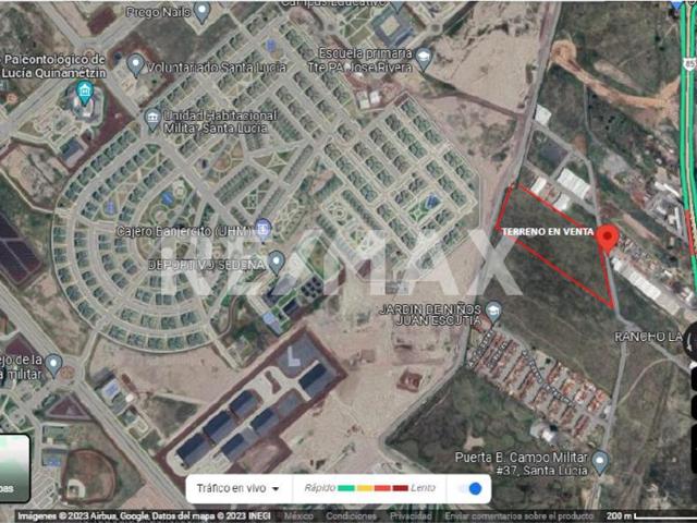 Terreno en Venta, Uso Comercial Tecámac Atras Base Santa Lucia