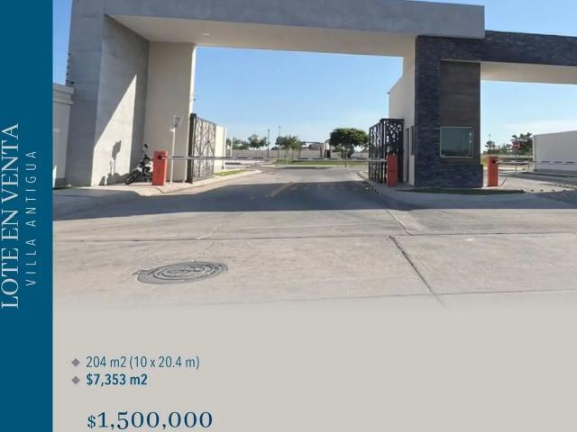 TERRENO EN VENTA VILLA ANTIGUA