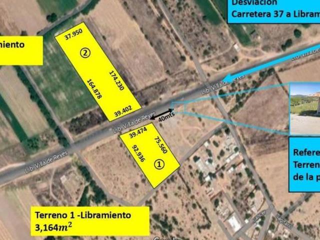 Terreno en venta Villa de Reyes, San Luis Potosi
