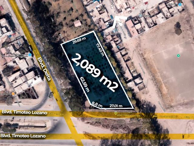 Terreno en Venta y Renta Blvd. Delta y Timoteo Lozano, Le?n, Guanajuato