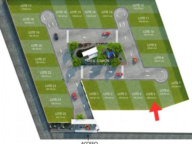 Terreno en Venta, 188.64 M²en Fraccionamiento Exclusivo Zona Norte, Terrazas Res