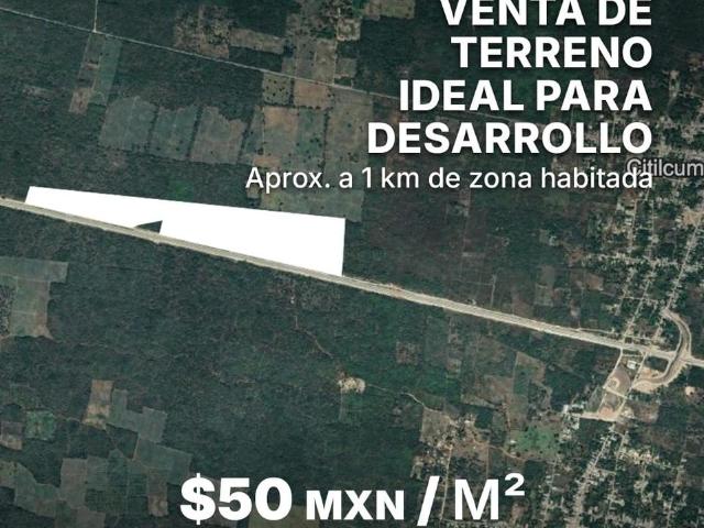 TERRENO EN VENTA, 240,417 M2, IDEAL PARA DESARROLLO, EN KIMBILA, IZAMAL YUCAT?N