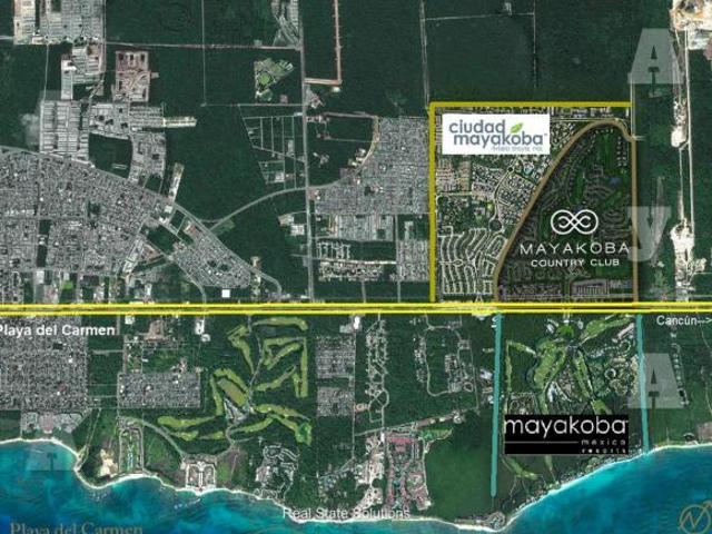 Terreno en Venta, 301 m2 Habitacional en Mayakoba, Country Club, Playa del Carmen