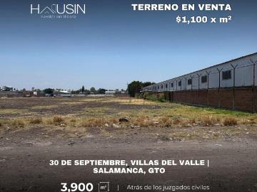 Terreno en VENTA, 30 de Septiembre, Villas del Valle. Salamanca, Gto