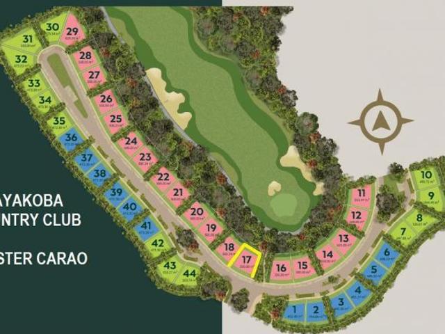 Terreno en Venta, 500 m2 FAIRWAY PLUS, Mayakoba, Country Club, Playa del Carmen