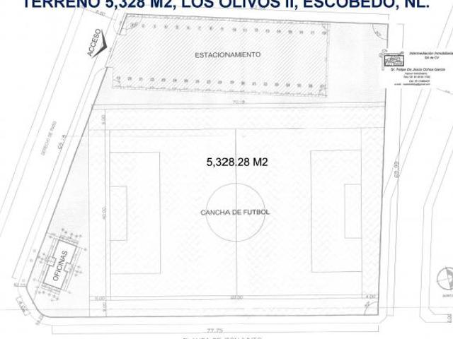 TERRENO EN VENTA 5,328M2 LOS OLIVOS, ESCOBEDO, NL