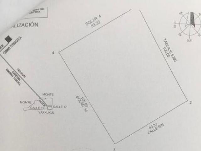 Terreno en Yaxkukul Yucatán – Precio de Oportunidad y Facilidades de Pago