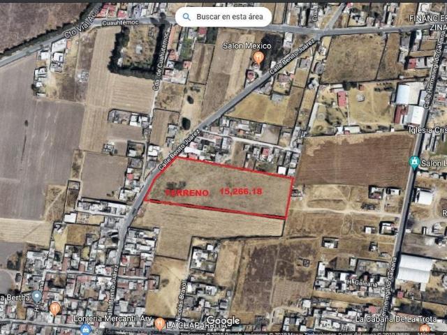 TERRENO EN ZINACANTEPEC USO DE SUELO COMERCIAL/HABITACIONAL