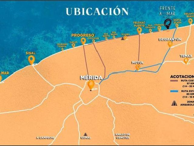 Terreno Frente a Mar en Santa Clara, Dzidzantun Yucatán