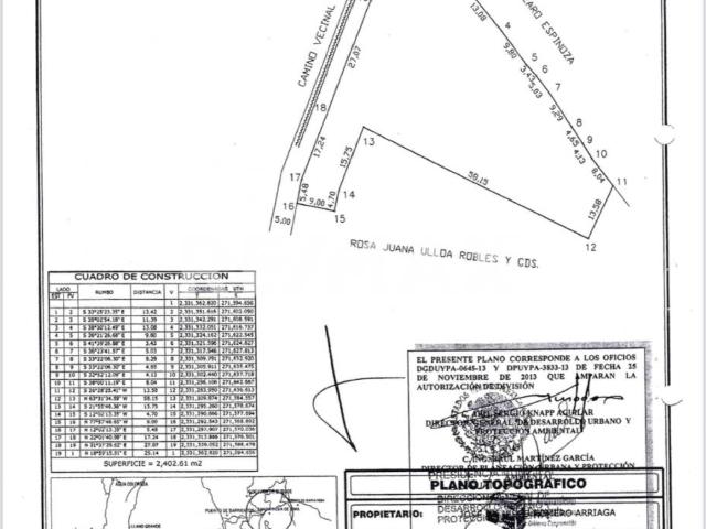 Terreno grande Santa Rosa